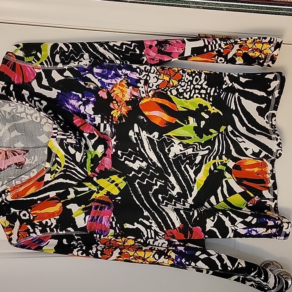 Hoodie Multicolor Graphic Hoodie. NWOT - Picture 2 of 4